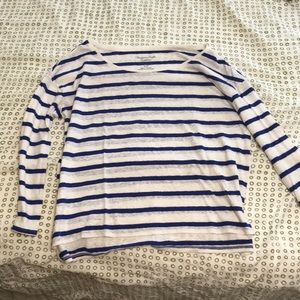 Royal blue striped long sleeve